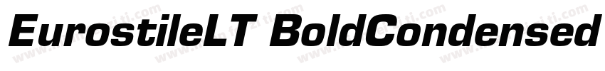 EurostileLT BoldCondensed GBpc EUC 字体转换